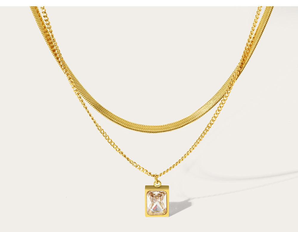 Colar Maxi Pedra Zircônia Vion