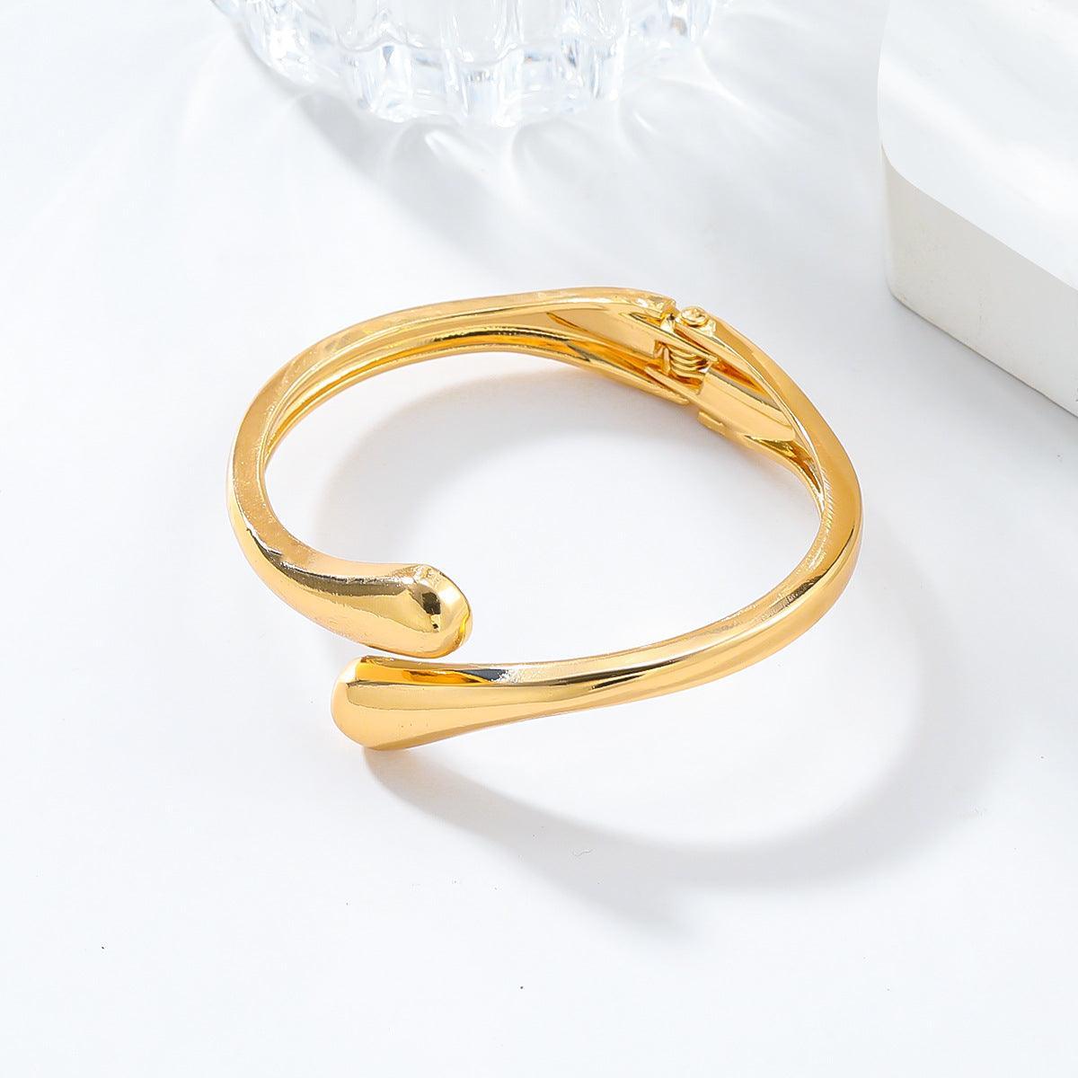 Bracelete Gota Banhado em Ouro 18k