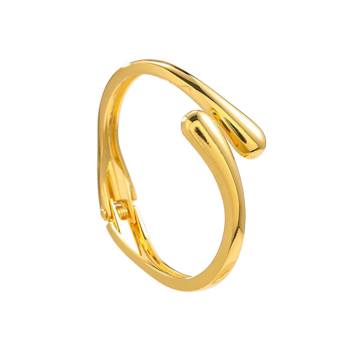 Bracelete Gota Banhado em Ouro 18k