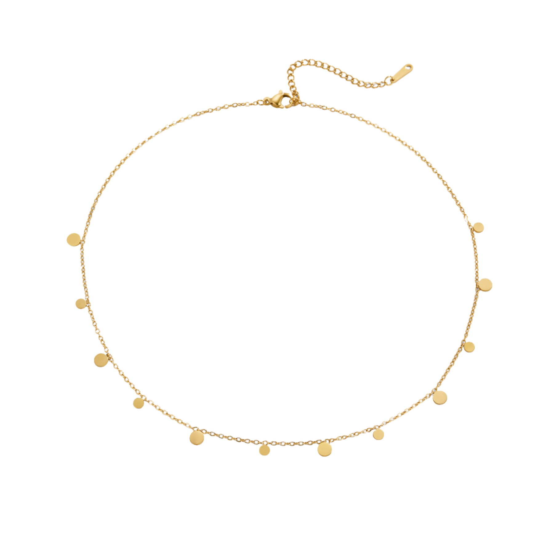 Colar Choker Moeda Agatha