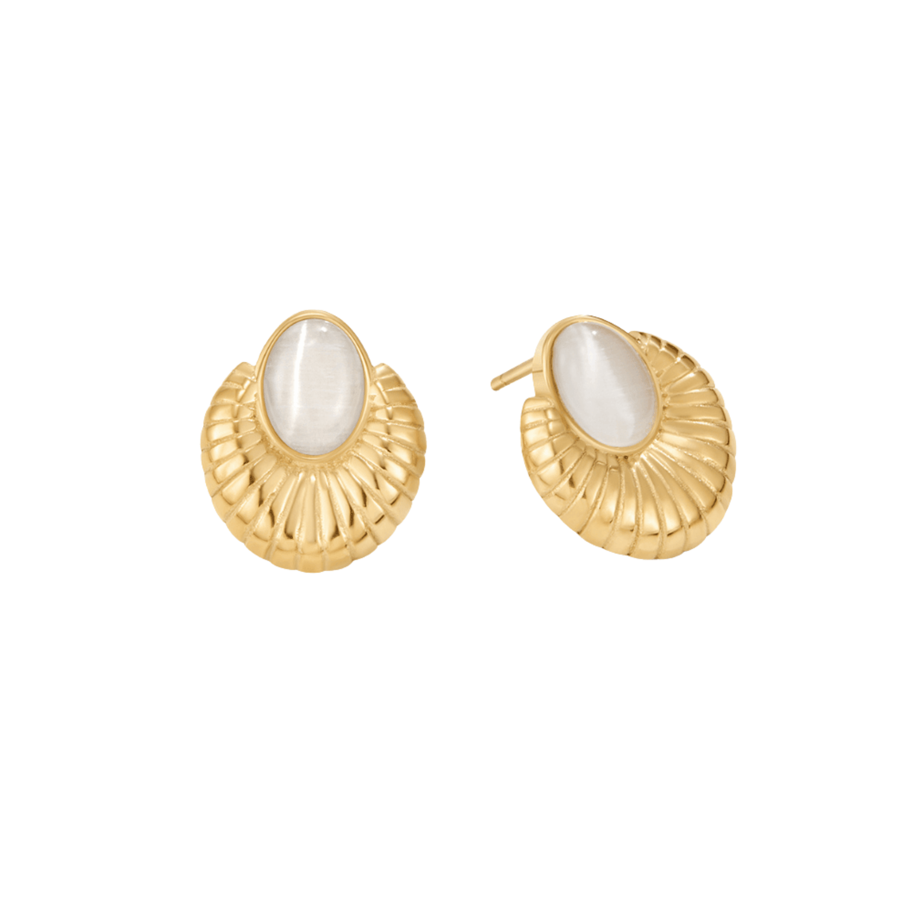 Brinco Oval Pearls Isolde