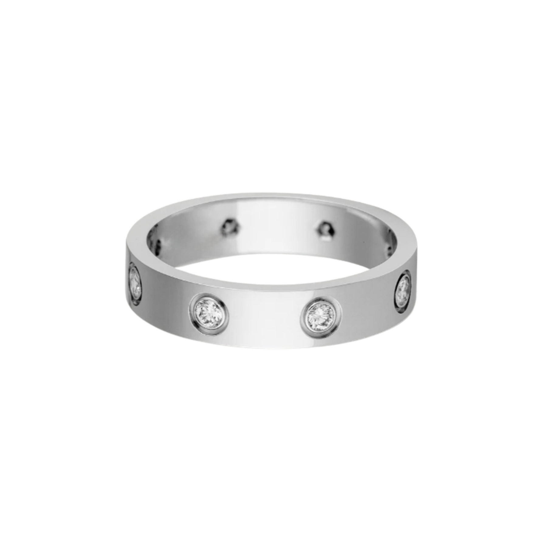 Anel Zircônia Cartier Ori