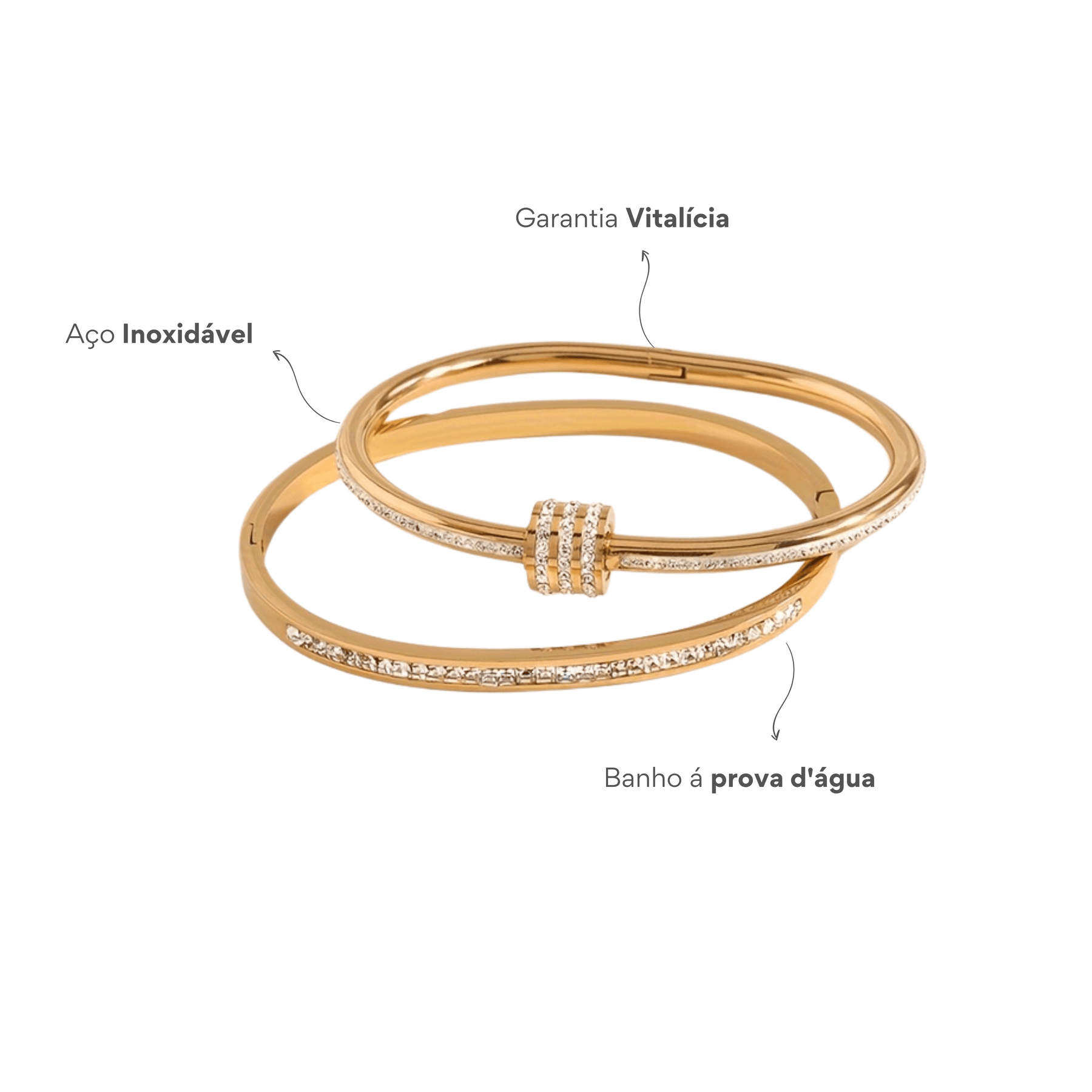 Bracelete Zircônia Jhully