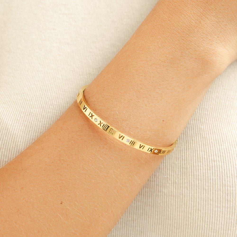 Bracelete Algarismo Romano Calenne