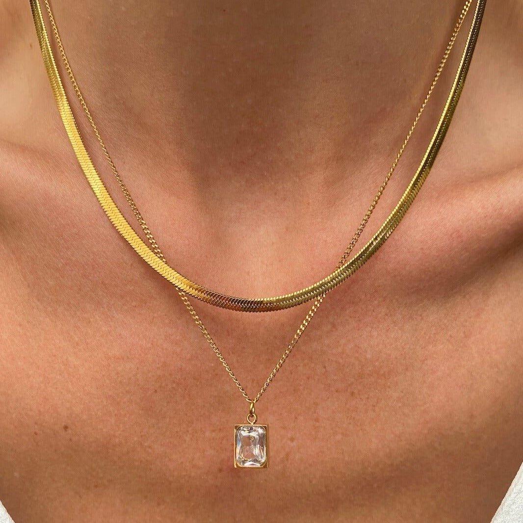 Colar Maxi Pedra Zircônia Vion