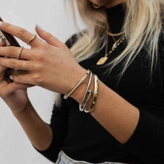 Bracelete Cravejado Luxe Nyelle