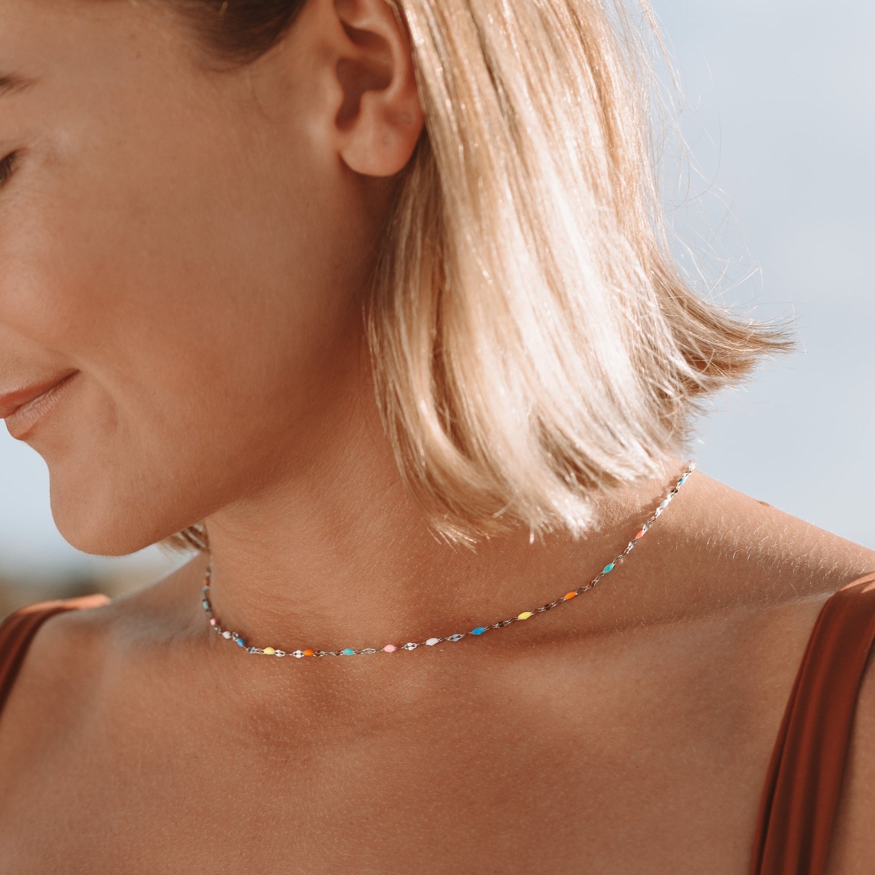 Colar Choker Colorido Yasmim