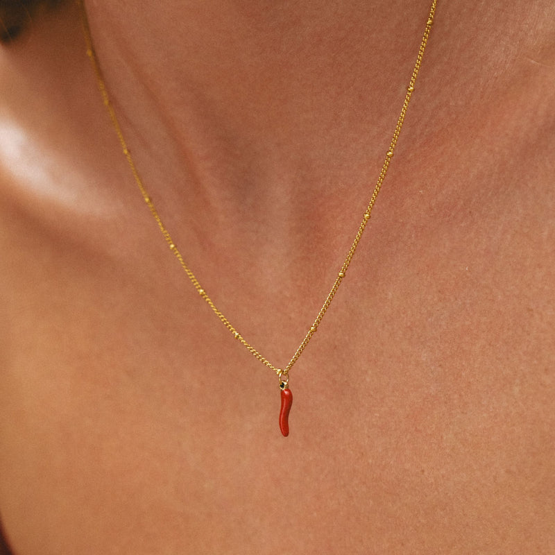 Colar Minimalista Pimenta Betina