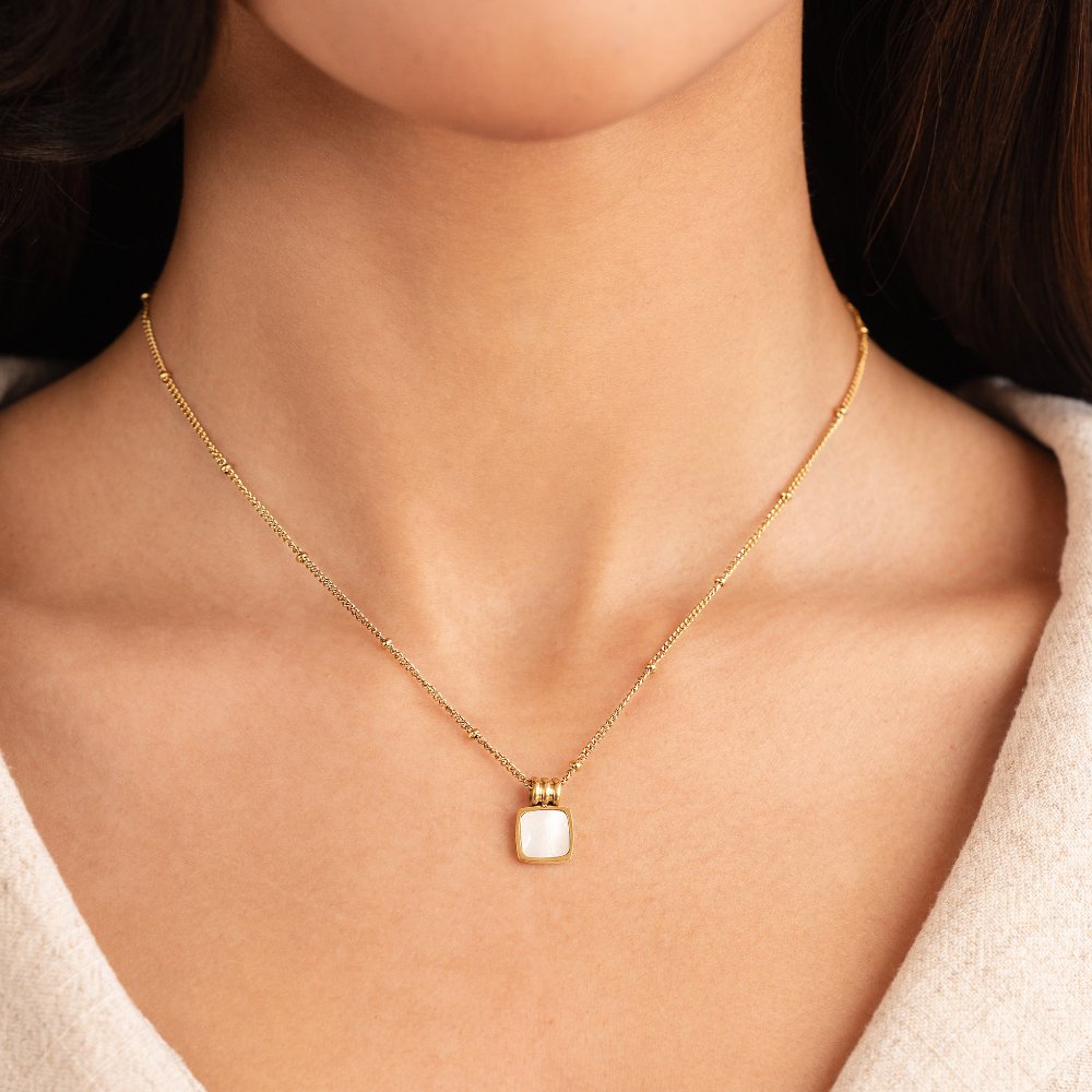 Colar Pedra White Nali
