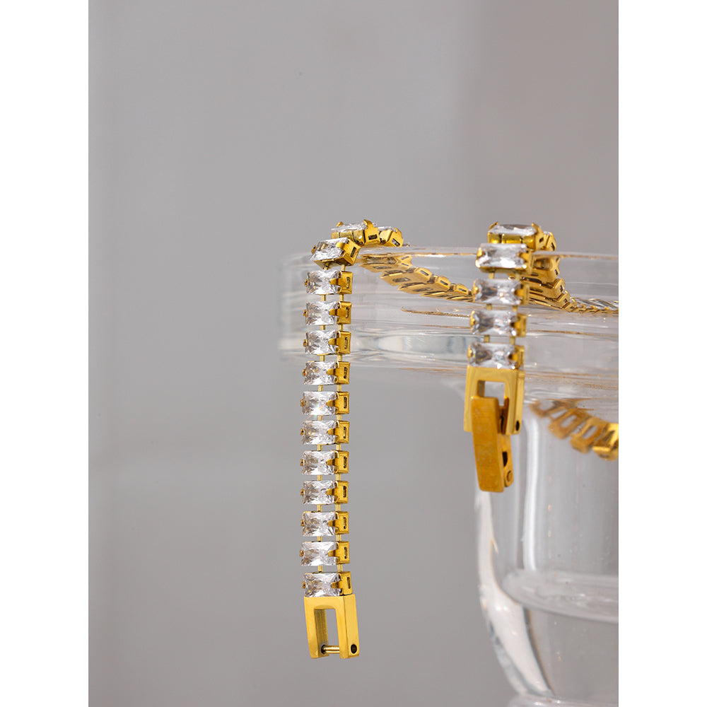 Pulseira Riviera Baguete Thyra
