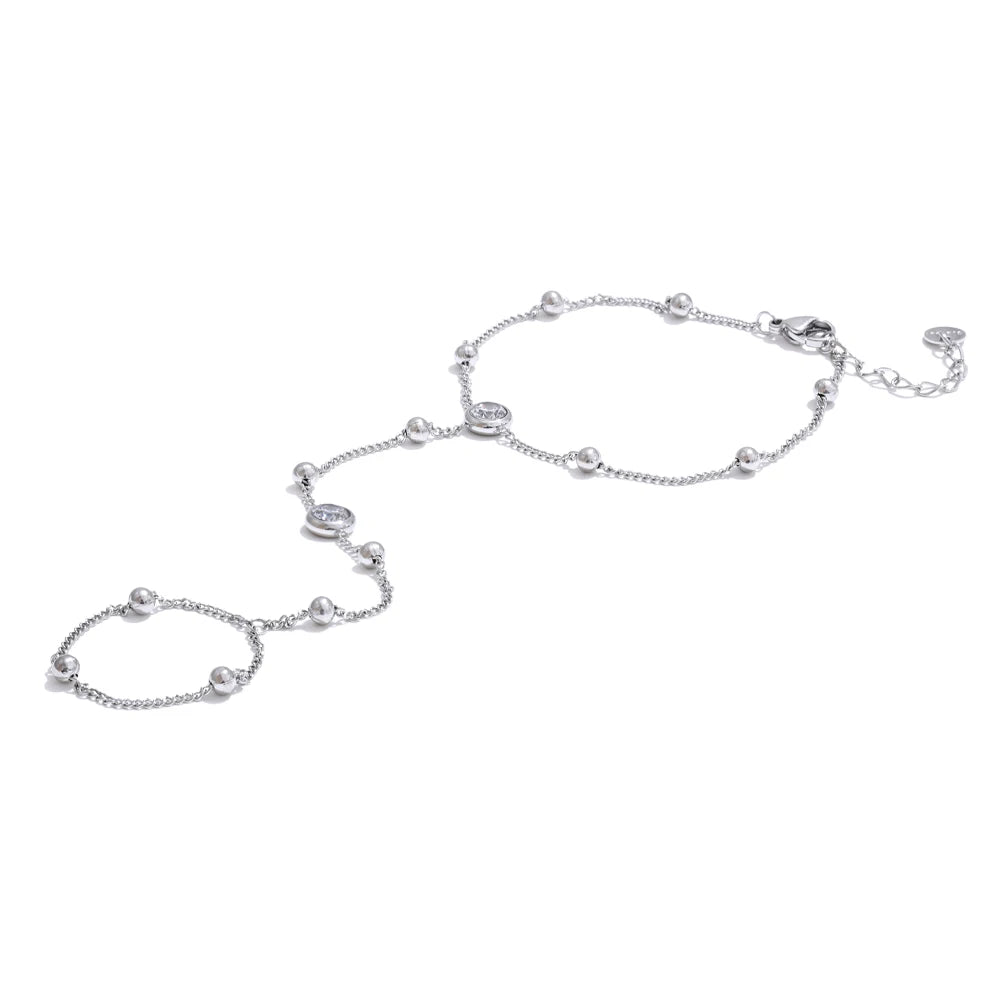 Pulseira de Mão Zircônia Mari