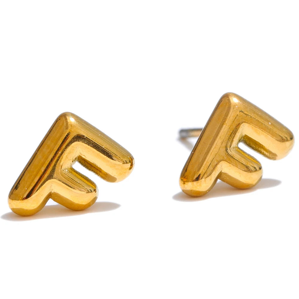 Brinco Inicial Minimalista Banhado em Ouro 18k