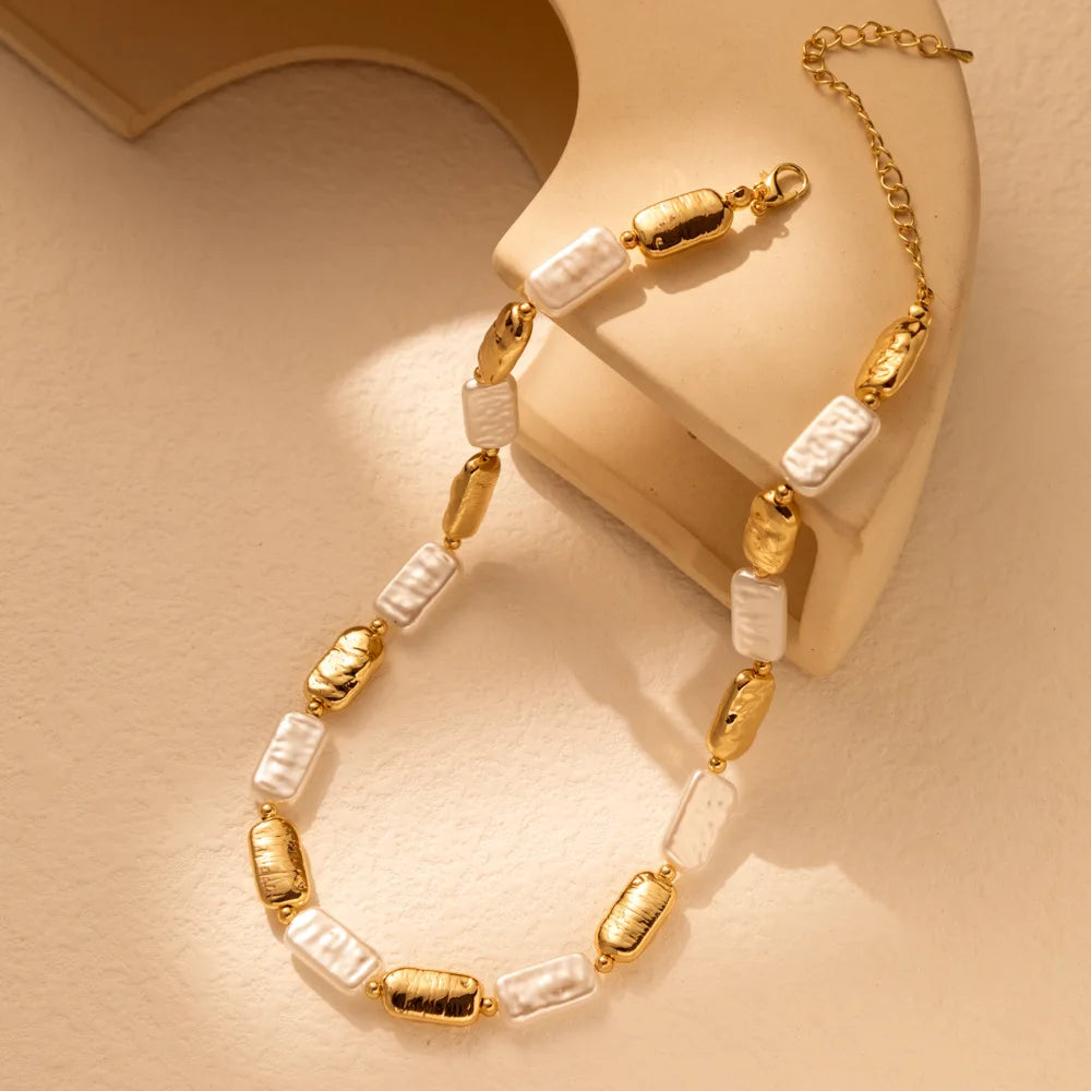 Colar Choker Pérola Fabi