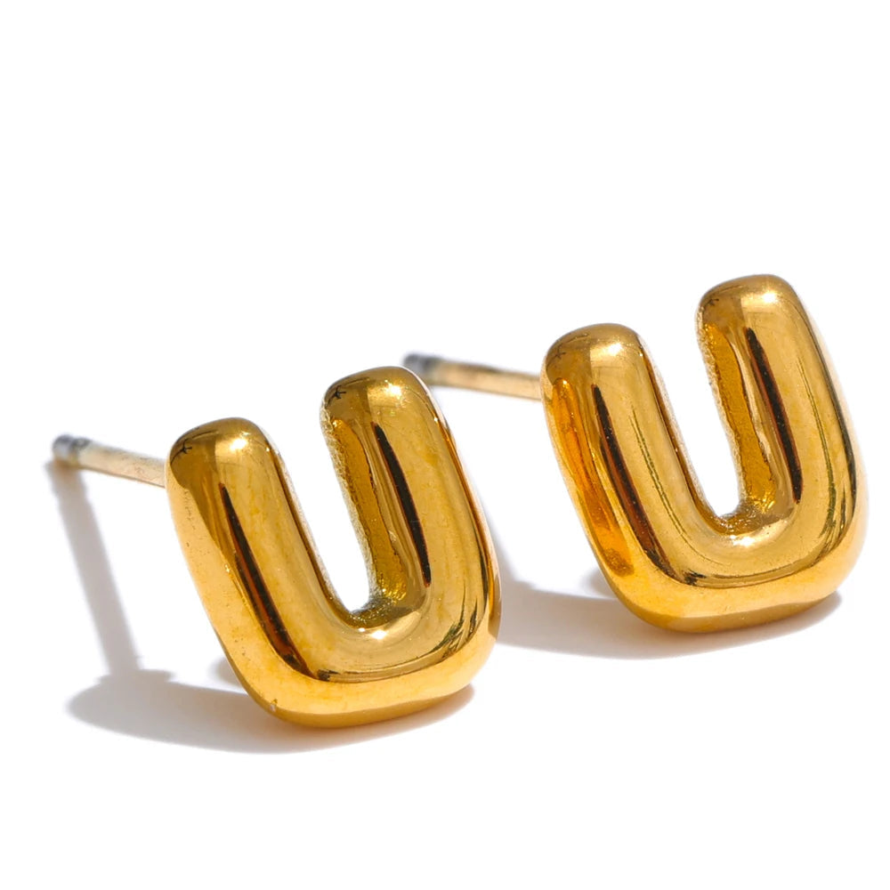 Brinco Inicial Minimalista Banhado em Ouro 18k