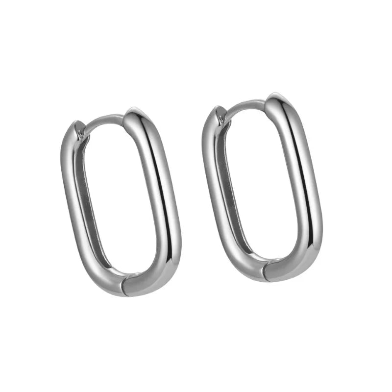 Brinco Argola Oval Maen