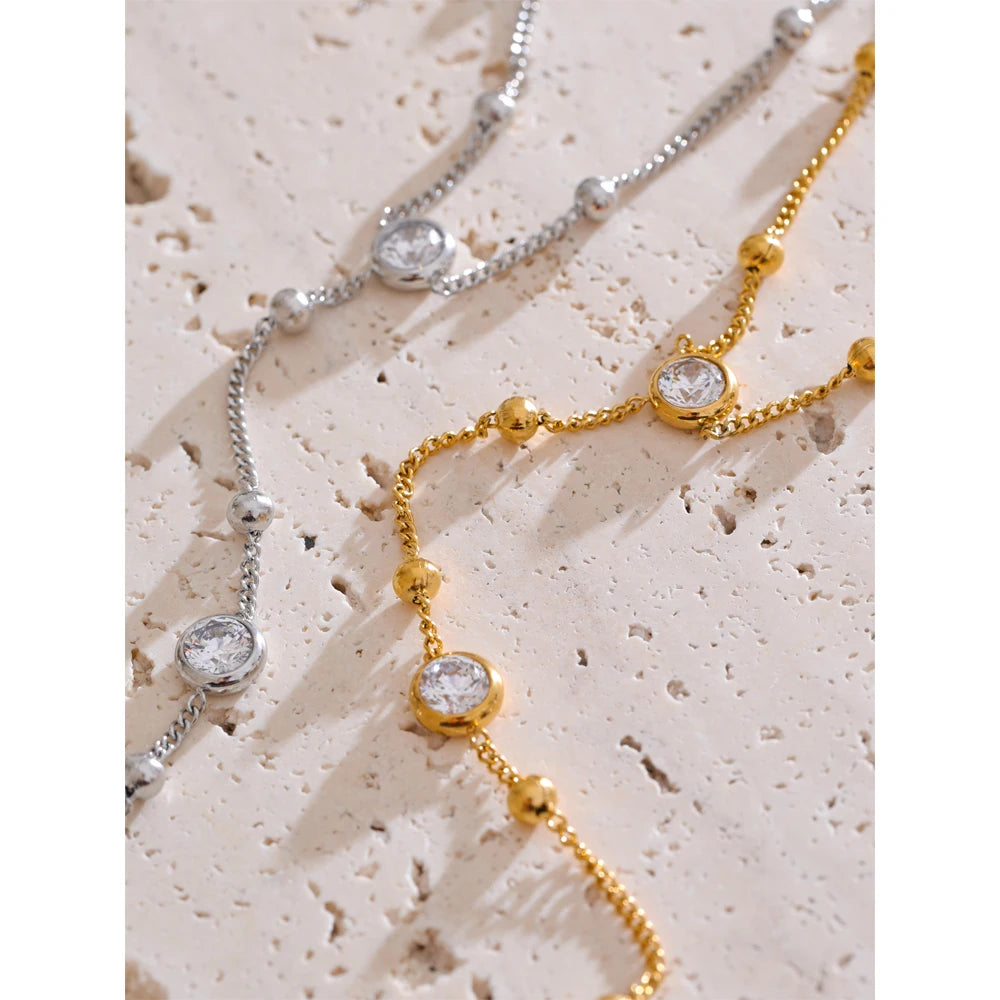 Pulseira de Mão Zircônia Mari