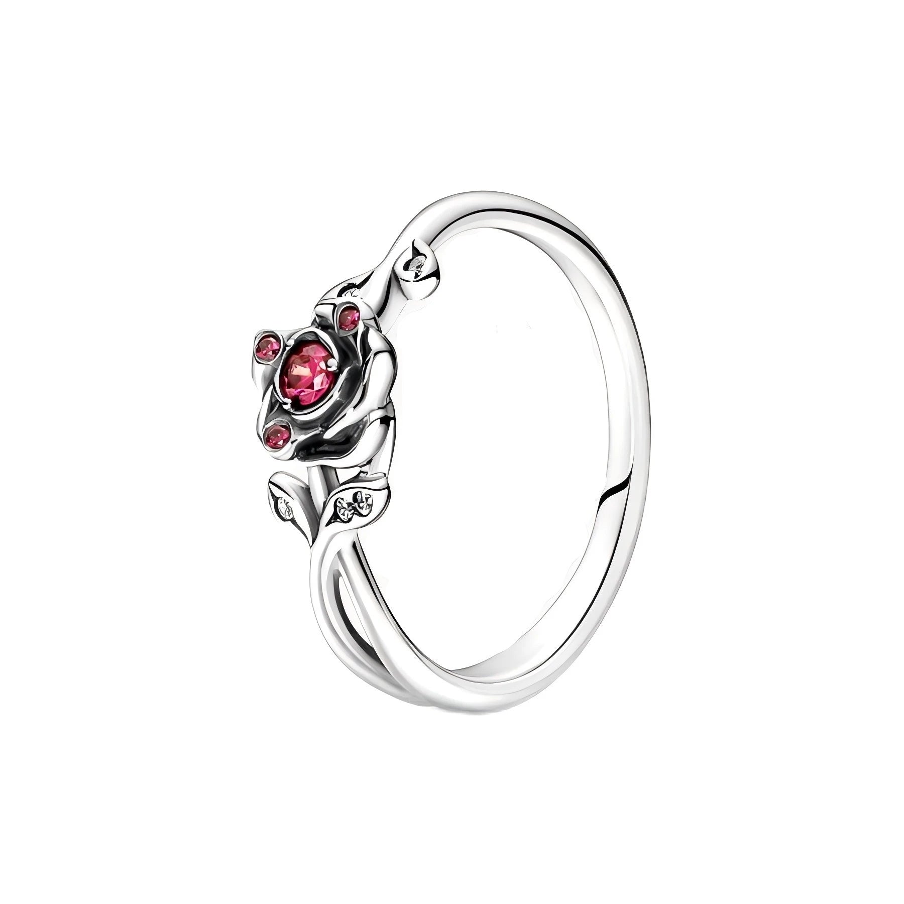 Anel Rosa Disney Bela e a Fera Inspiração Pandora