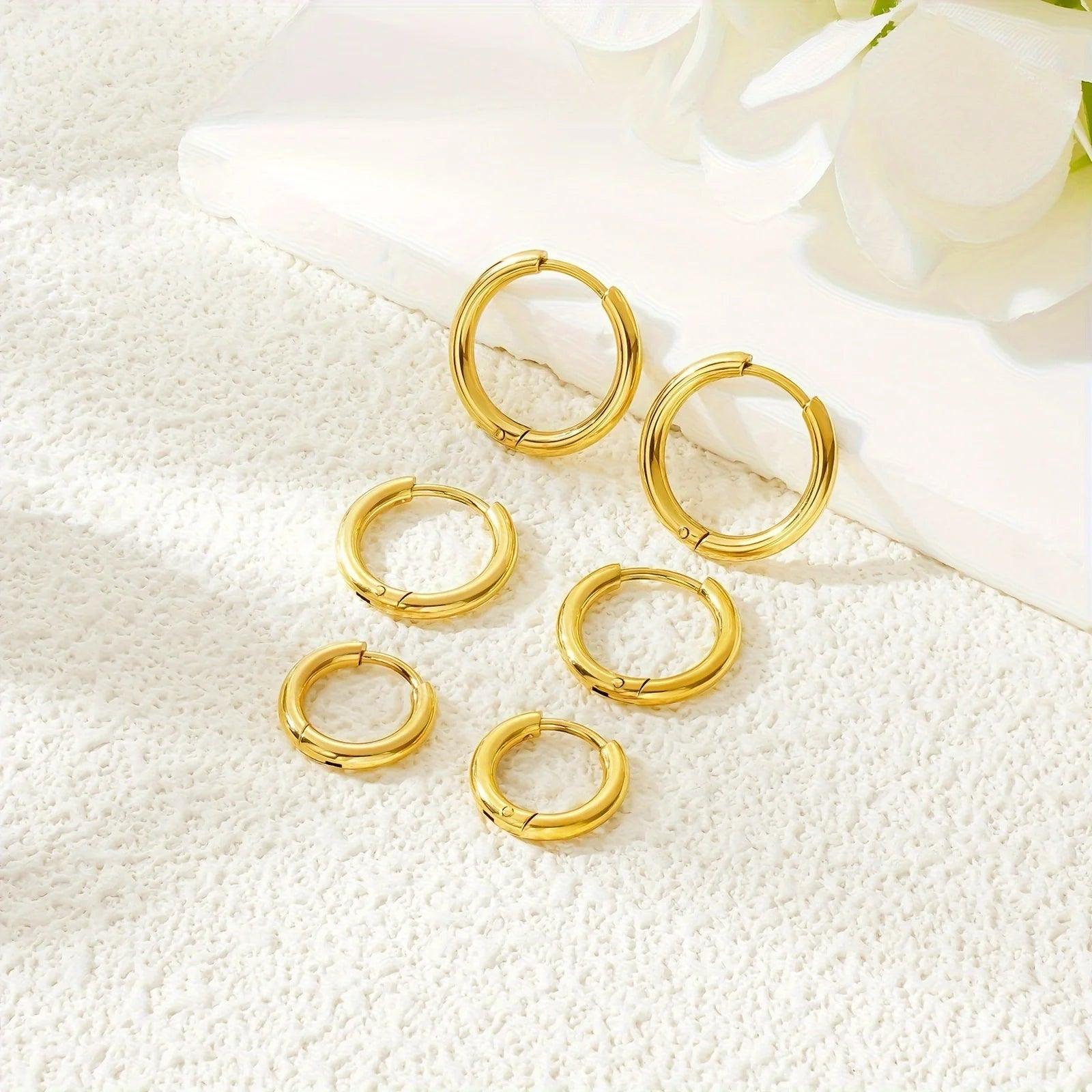Trio de Brinco Argola Aeli