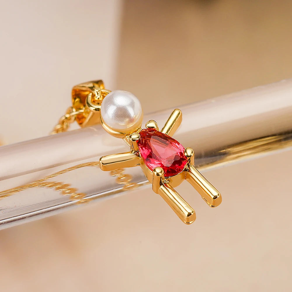 Colar Filha Zircônia Banhado em Ouro 18k