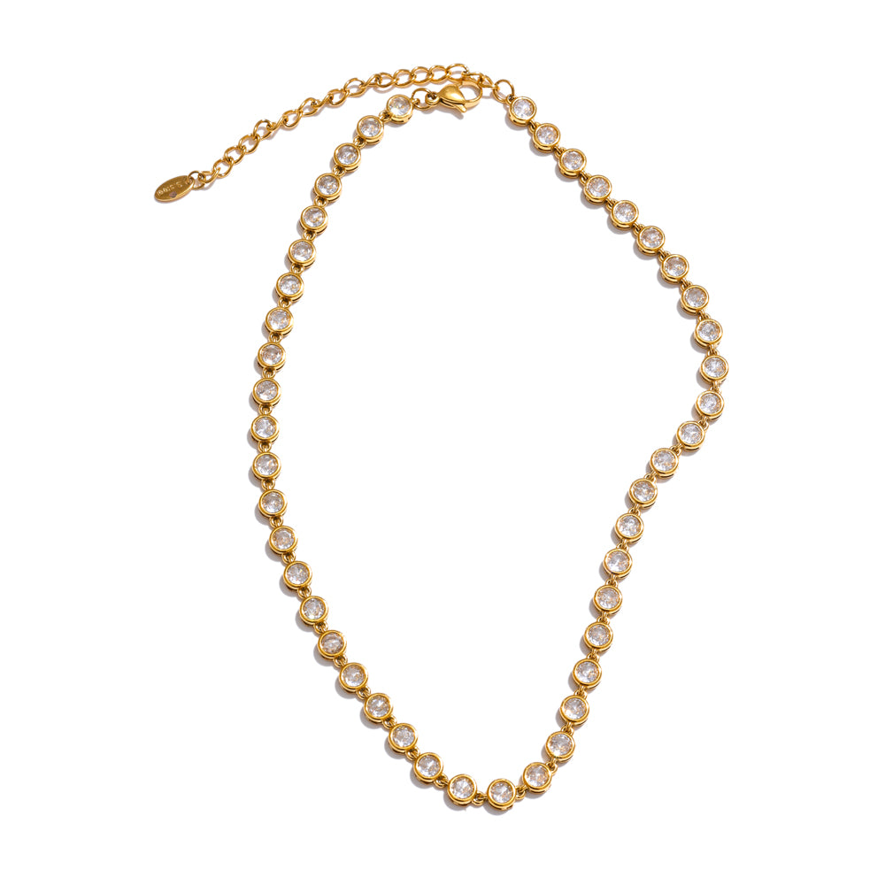 Colar Choker Zircônia Yolin