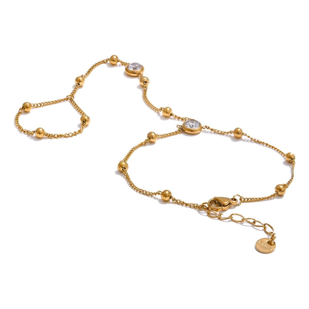 Pulseira de Mão Zircônia Mari