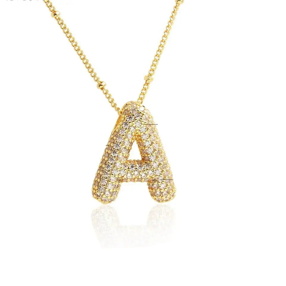 Colar Inicial Zircônia Brie