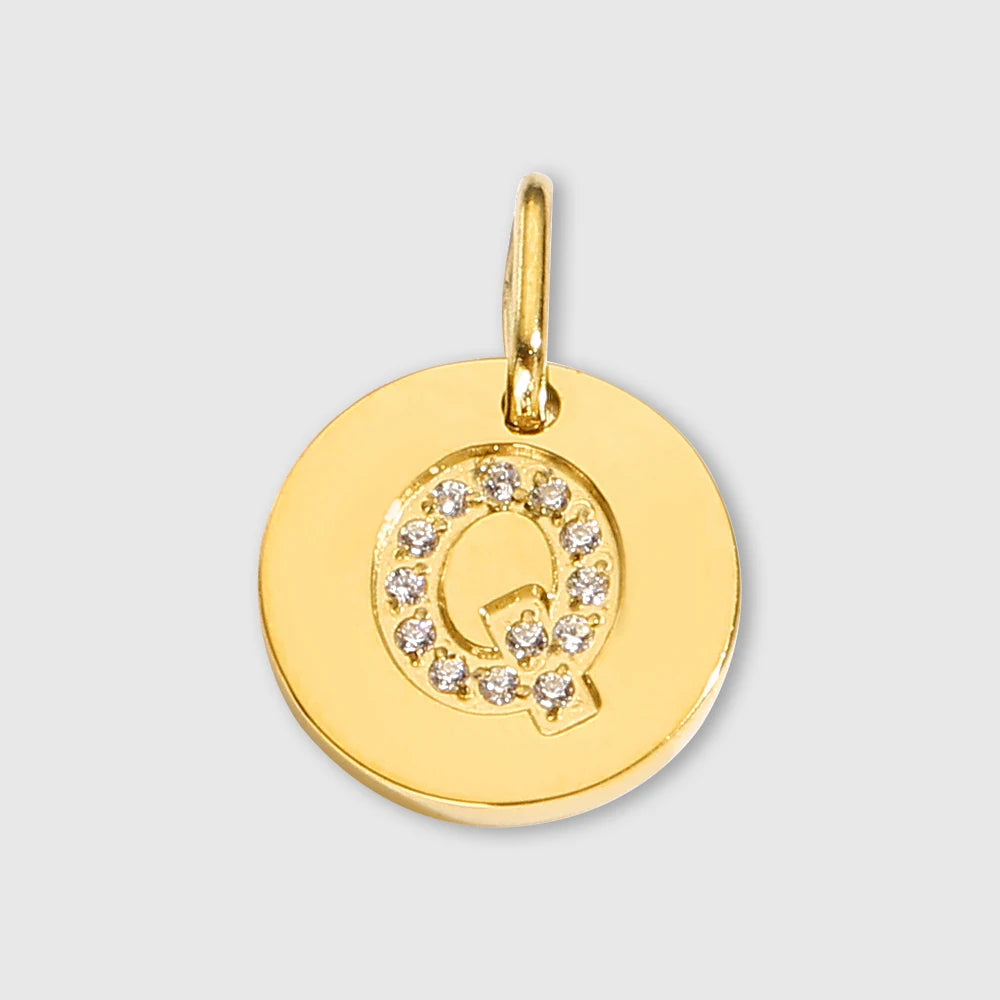 Pingente Inicial Zircônia Flávia