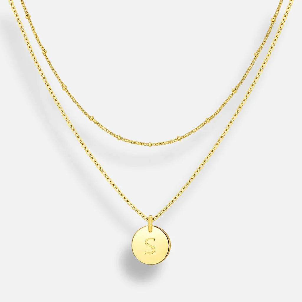 Colar Inicial Duplo Mivah