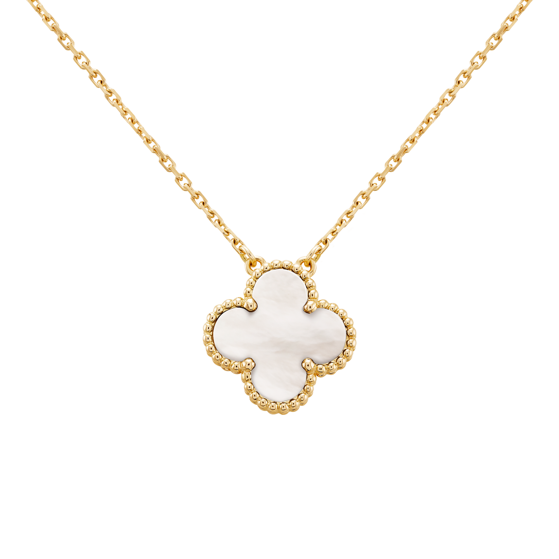 Colar Trevo Onix Calia