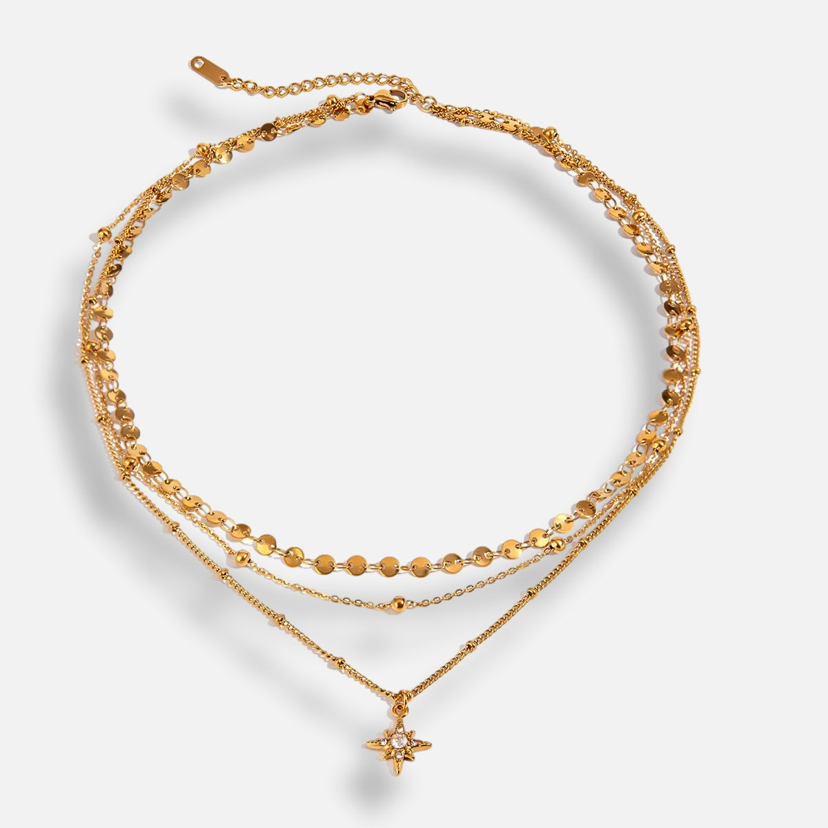 Colar Triplo Sol Val