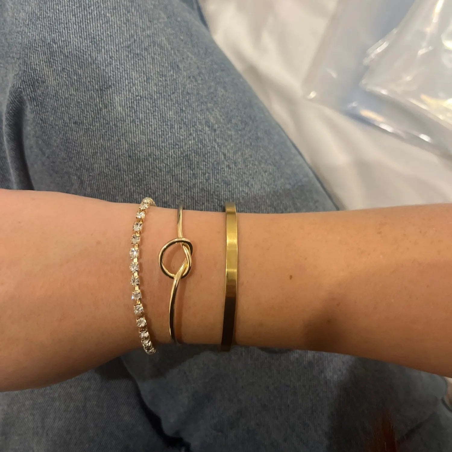 Trio Bracelete Lazina - Auriella Joias