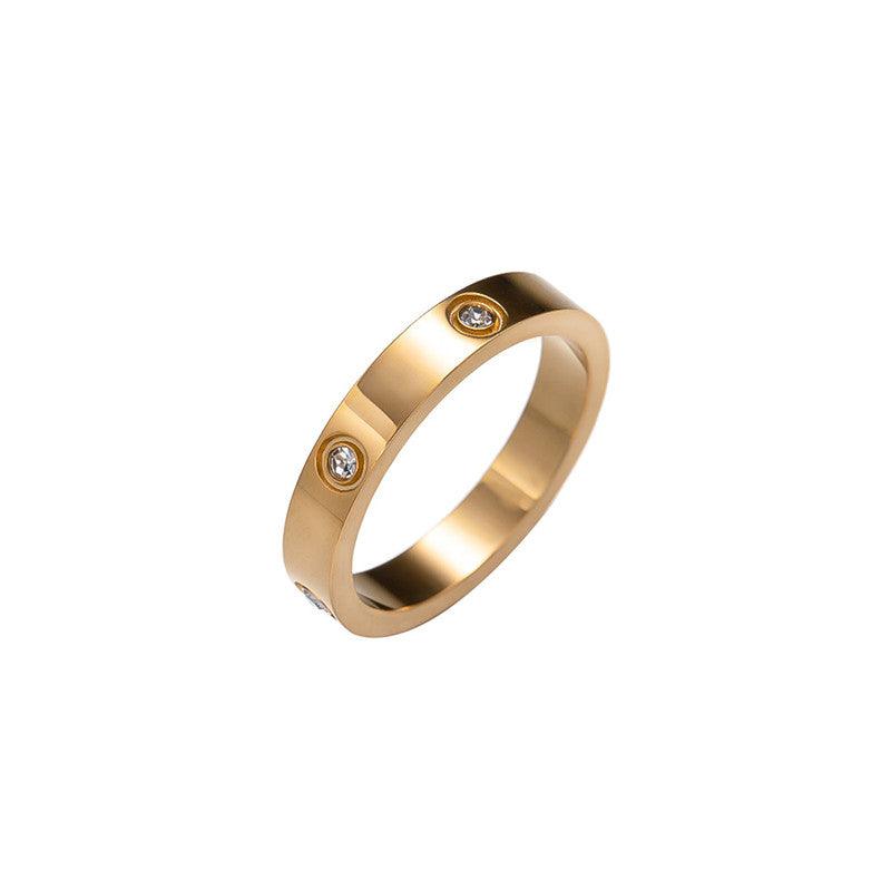 Anel Zircônia Cartier Ori