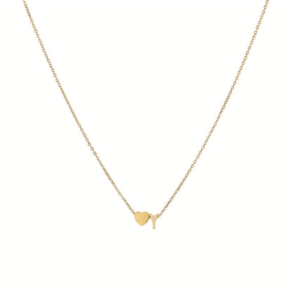 Colar Inicial Love Banhado em Ouro 18k