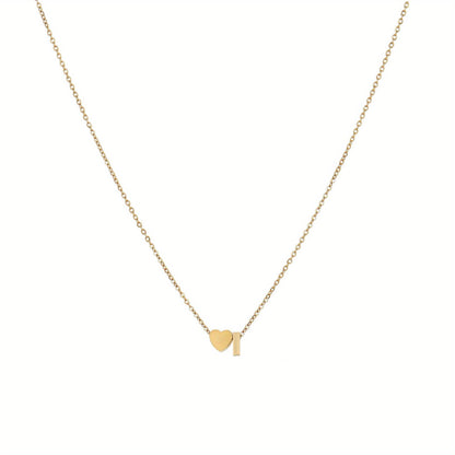 Colar Inicial Love Banhado em Ouro 18k