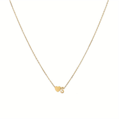 Colar Inicial Love Banhado em Ouro 18k