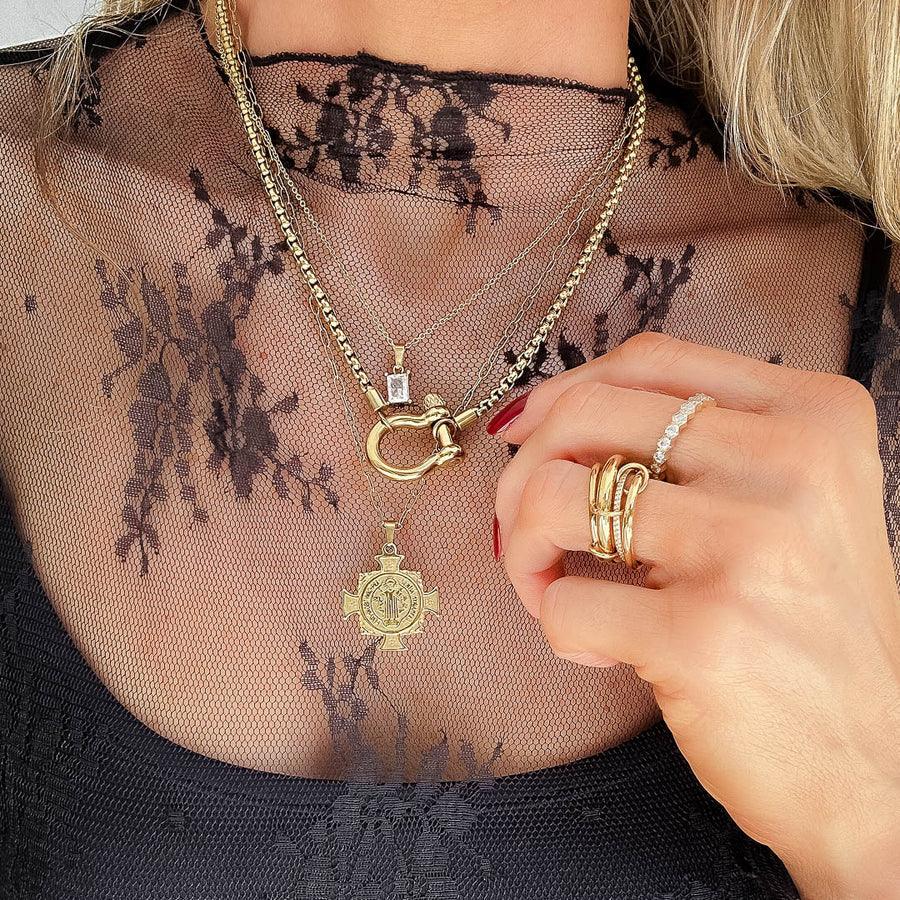 Anel 4 Elos Zircônia Florença - Auriella Joias -  yqi9yt-qe.myshopify.com