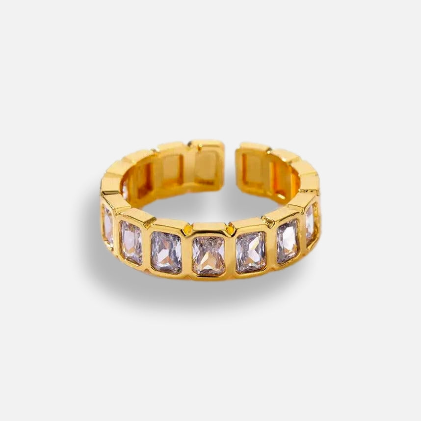 Anel Cristal Ajustável Gigi
