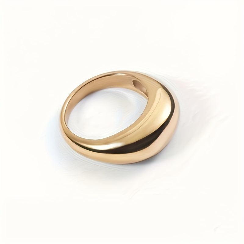 Anel Curved Aude - Auriella Joias