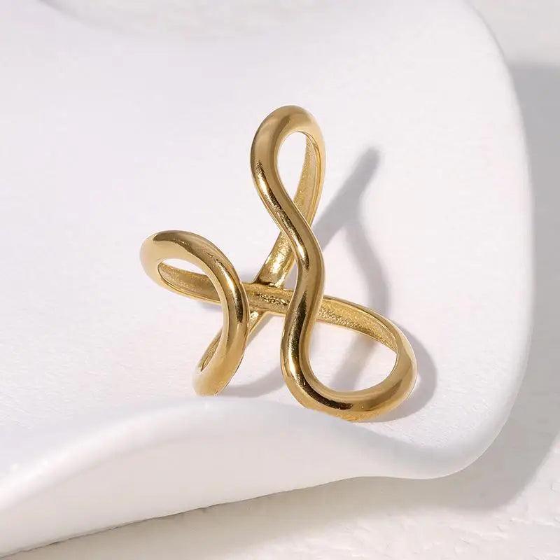 Anel Orgânico Ajustável Cala - Auriella Joias -  yqi9yt-qe.myshopify.com