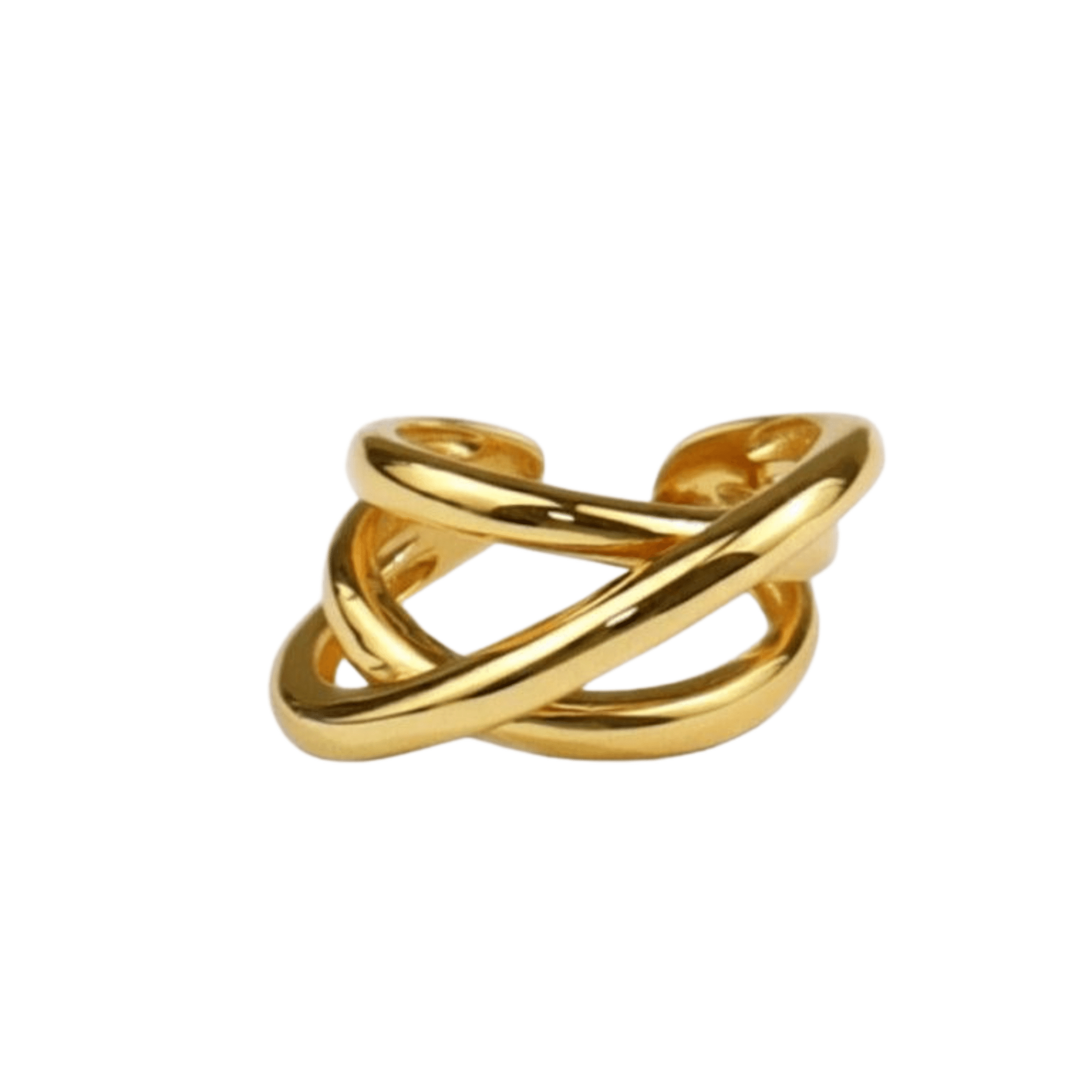 Anel Trio Ajustável Áurea - Auriella Joias