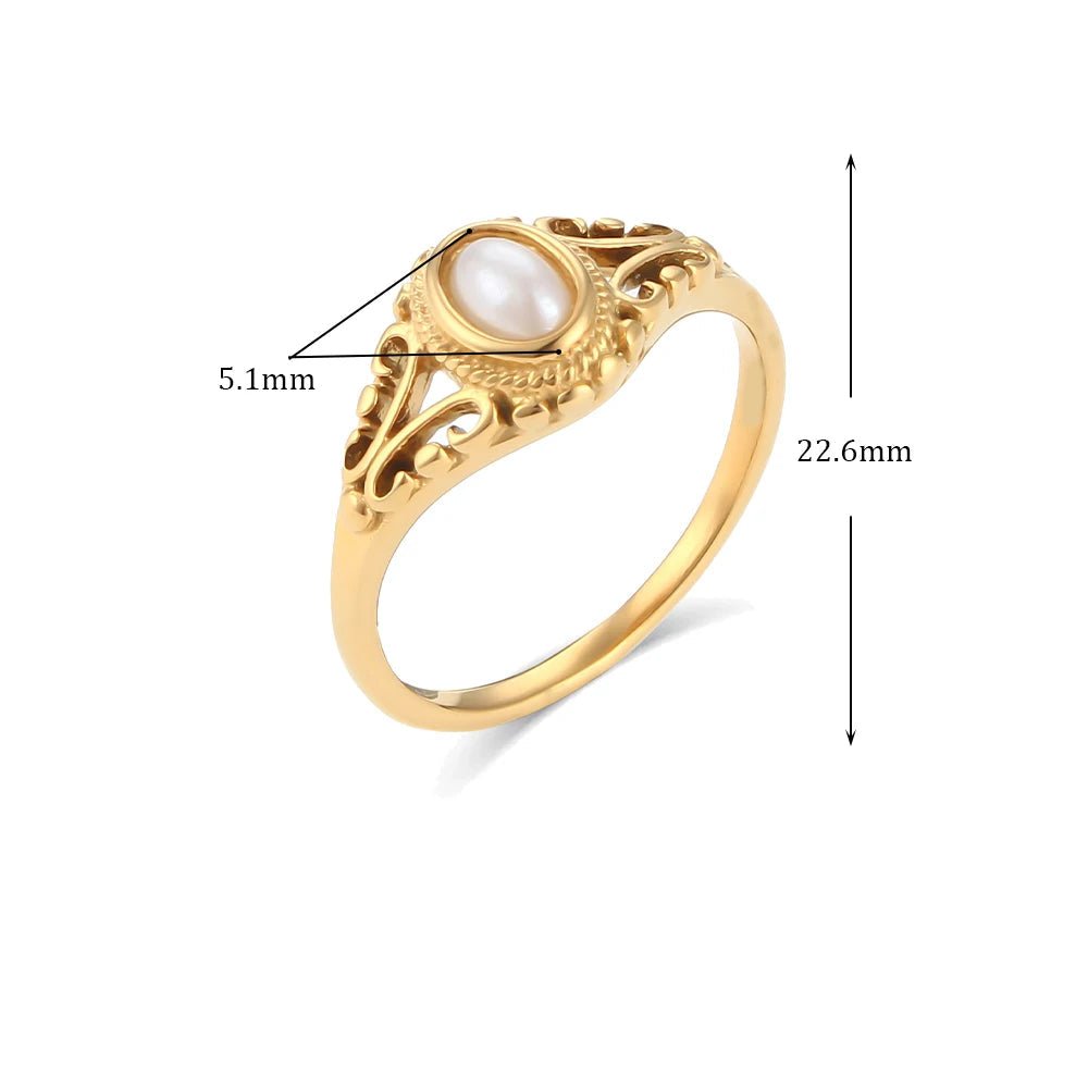 Anel Vintage Pérola Lucy - Auriella Joias -  yqi9yt-qe.myshopify.com
