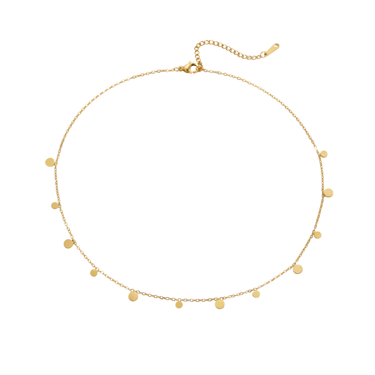 Colar Choker Moeda Agatha