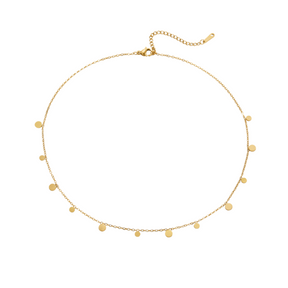 Colar Choker Moeda Agatha