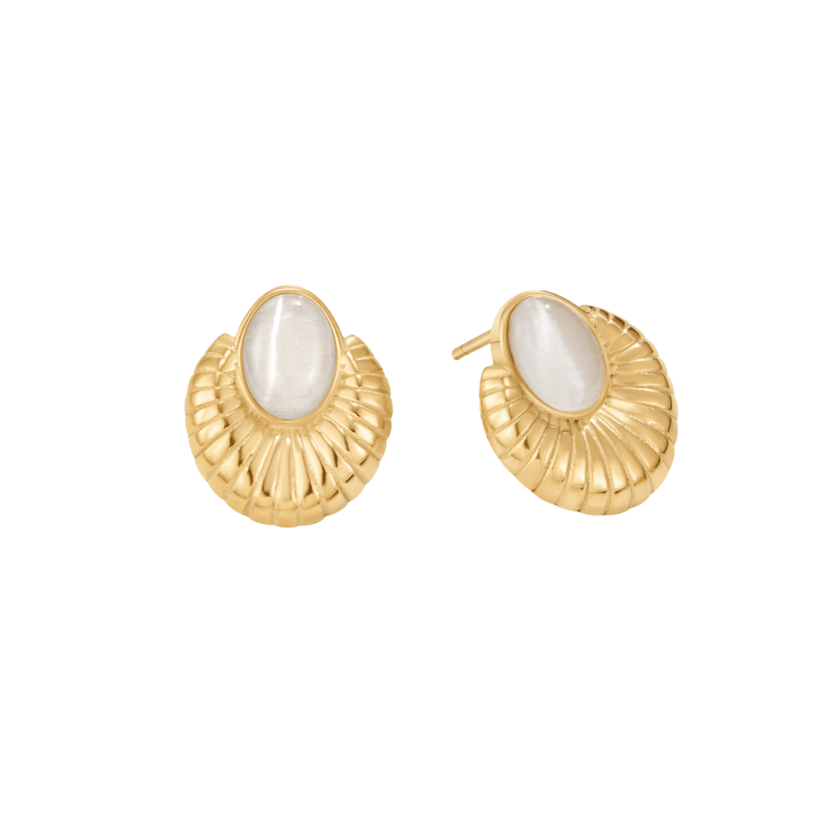 Brinco Oval Pearls Isolde
