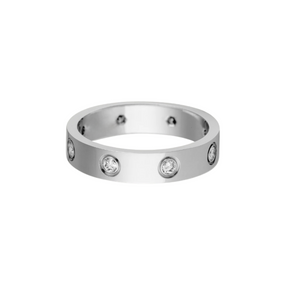 Anel Zircônia Cartier Ori