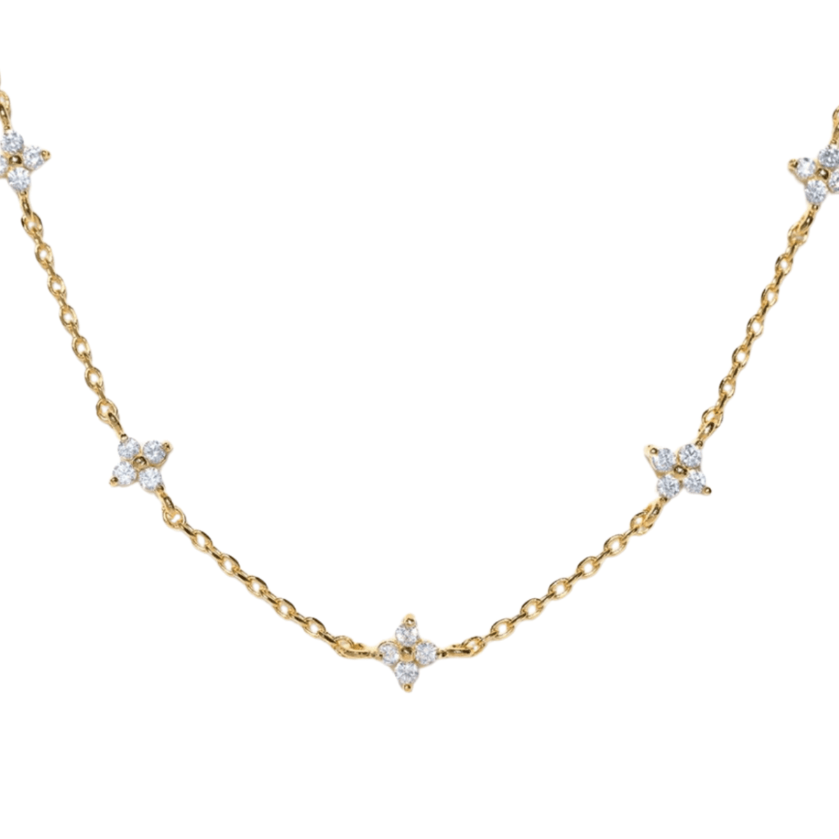 Colar Choker Minimalista Zircônia Olivia