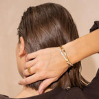 Bracelete Romano Zircônia Vionne - Auriella Joias