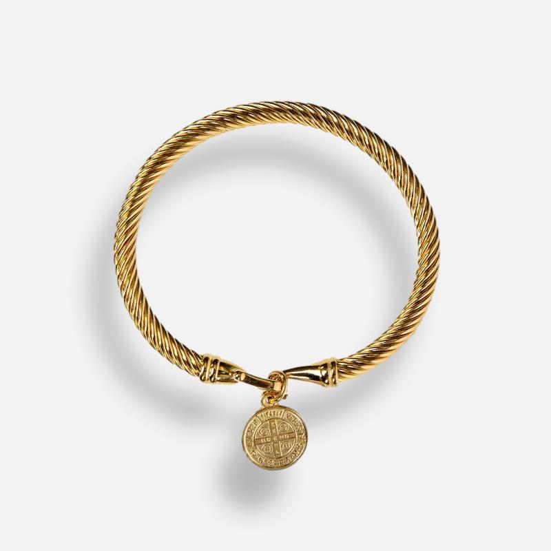 Bracelete com Pingente de São Bento Althéa