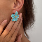 Brinco Flor Aurora - Auriella Joias