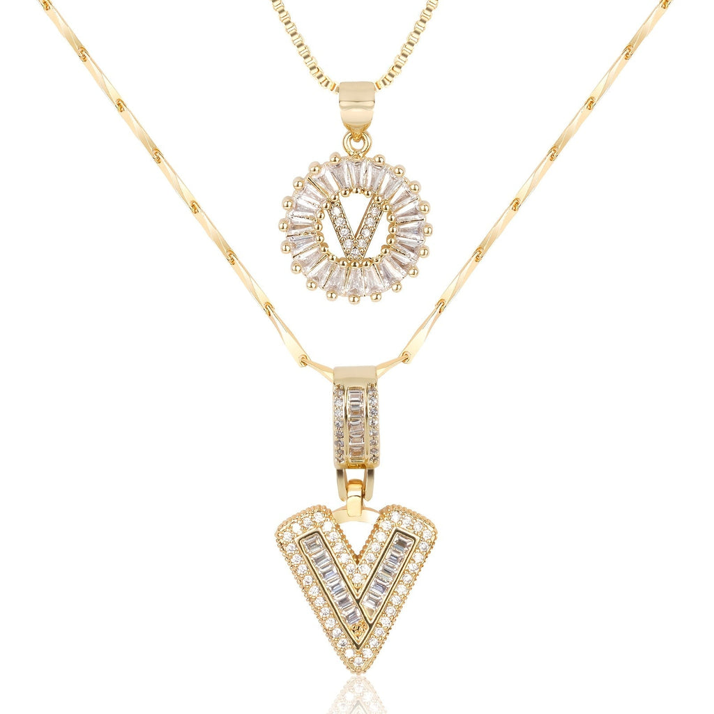 Colar Duplo com Iniciais Zircônia Jess - Auriella Joias -  yqi9yt-qe.myshopify.com